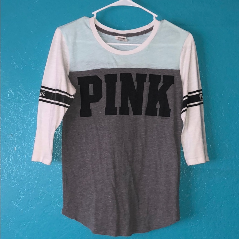 PINK quarter sleeve t-shirt